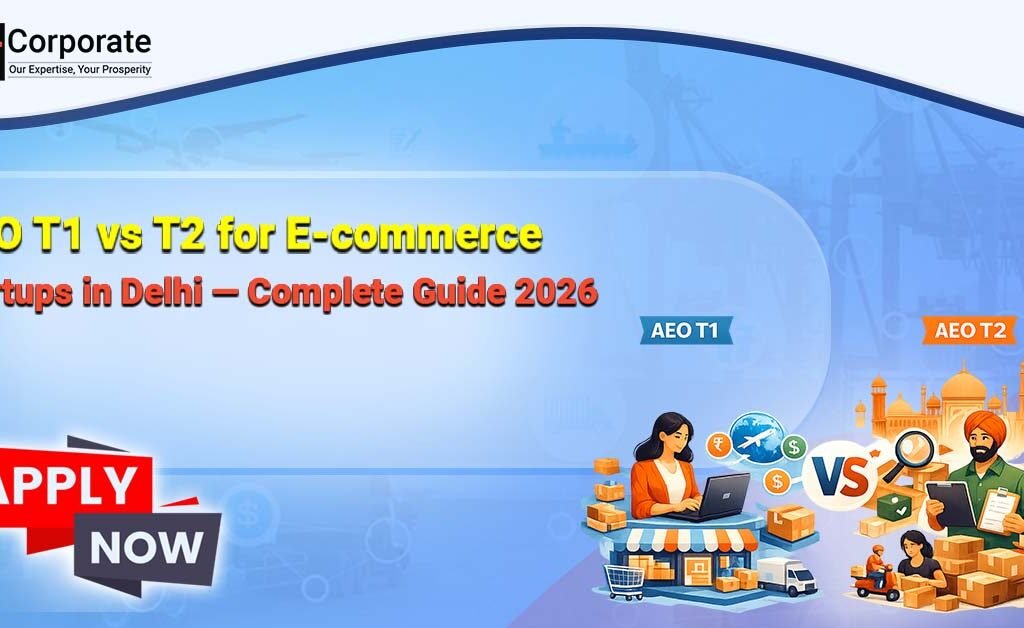 AEO T1 vs T2 for E-commerce Startups in Delhi — Complete Guide 2026