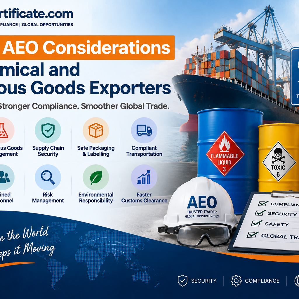 AEO Certification for Chemical Exporters