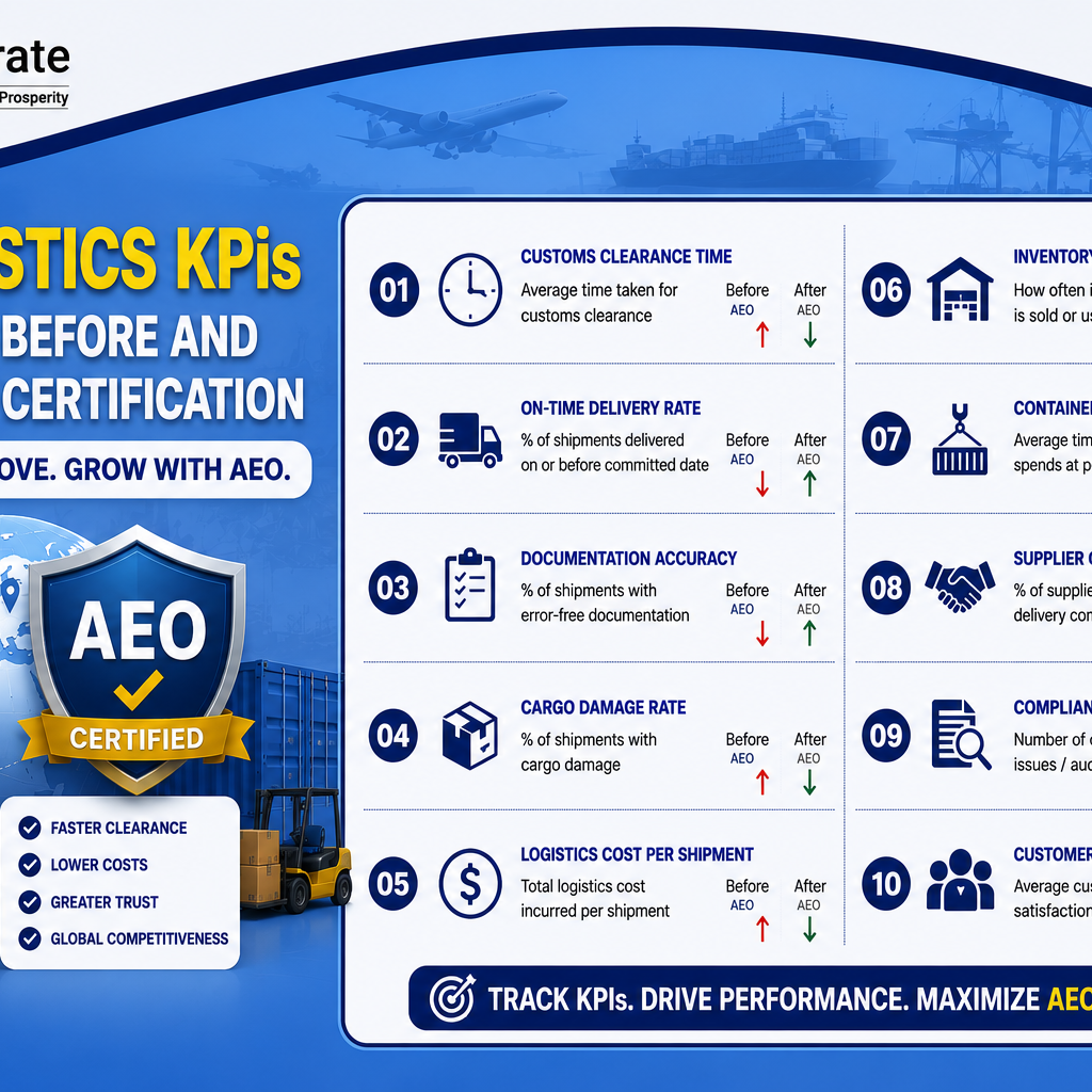 10 Logistics KPIs to Track Before and After AEO Certification