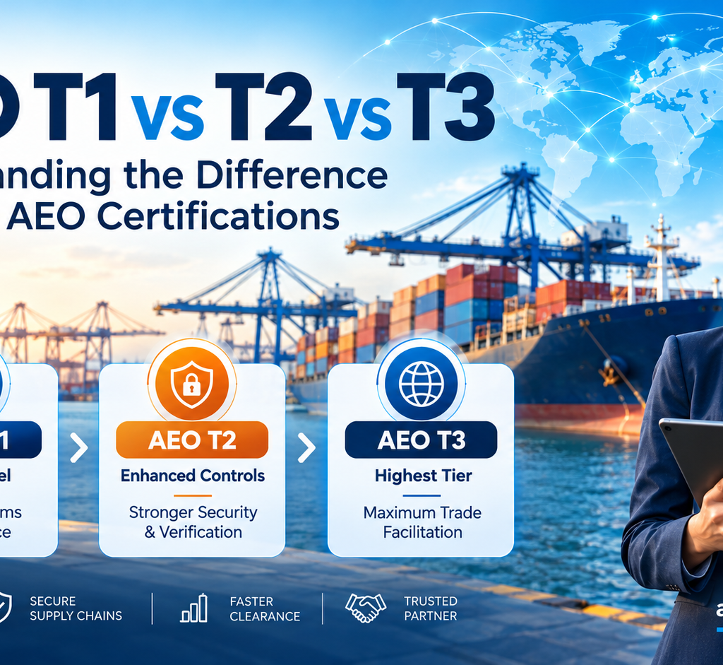 AEO T1 vs T2 vs T3