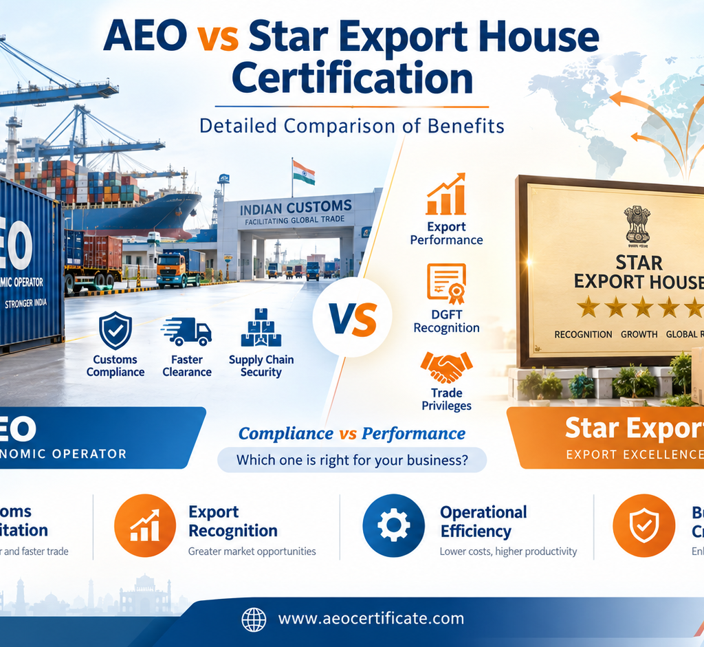 AEO and Star Export House Certification