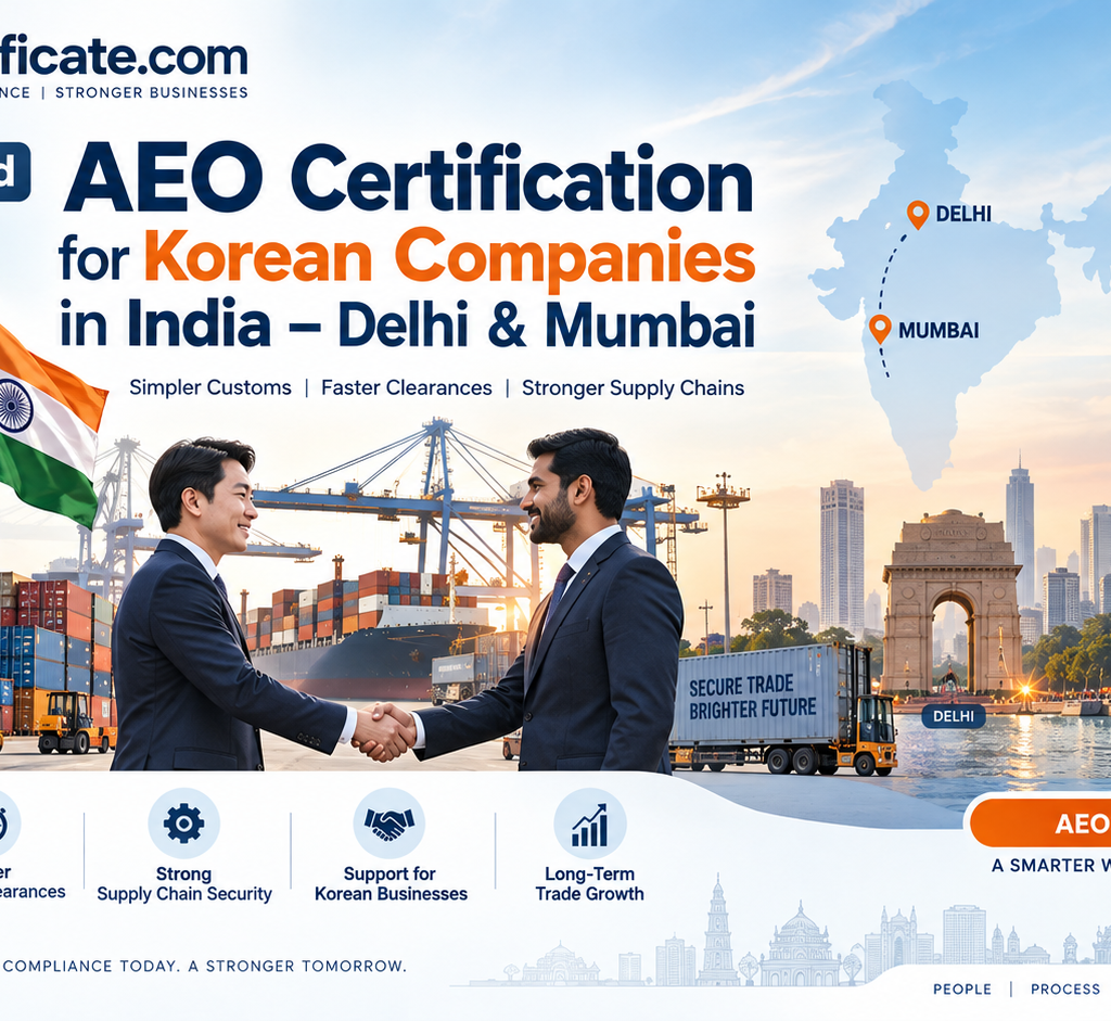 Top-Rated AEO Certification for Korean Companies in India—Delhi & Mumbai